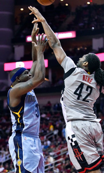 Allen has season-high 22 as Grizzlies down Rockets 110-105 (Jan 13, 2017)
